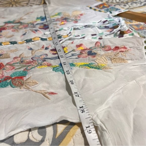 Johnny Was Nikolita Embroidered Blouse BOHO White Top, XS - Picture 8 of 10